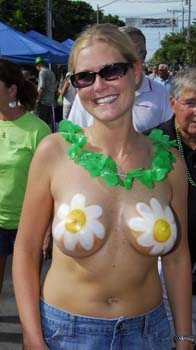 Body Painting 2007 photo - Duval Street, Key West